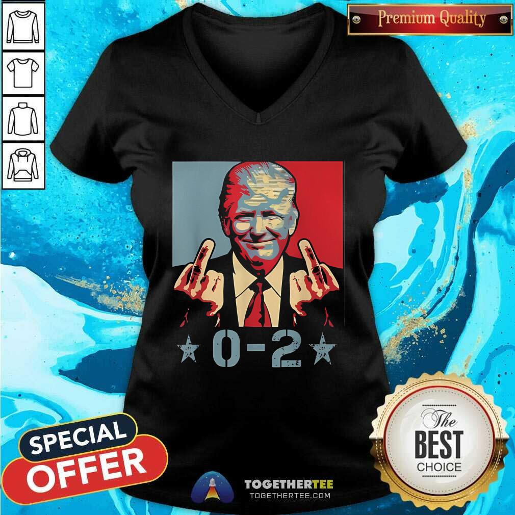 Original Trump 0-2 2024 Vintage T-Shirt - Image 2