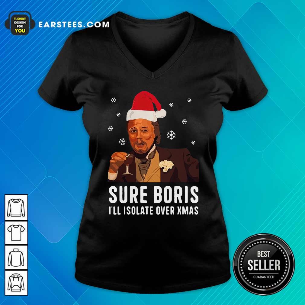 Awesome Sure I’m Not Going Out Christmas Jumper Leonardo Dicaprio Xmas Shirt - Image 2