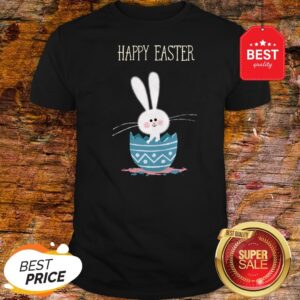 Cute Bunny Rabbit In Egg Happy Easter Day Shirt