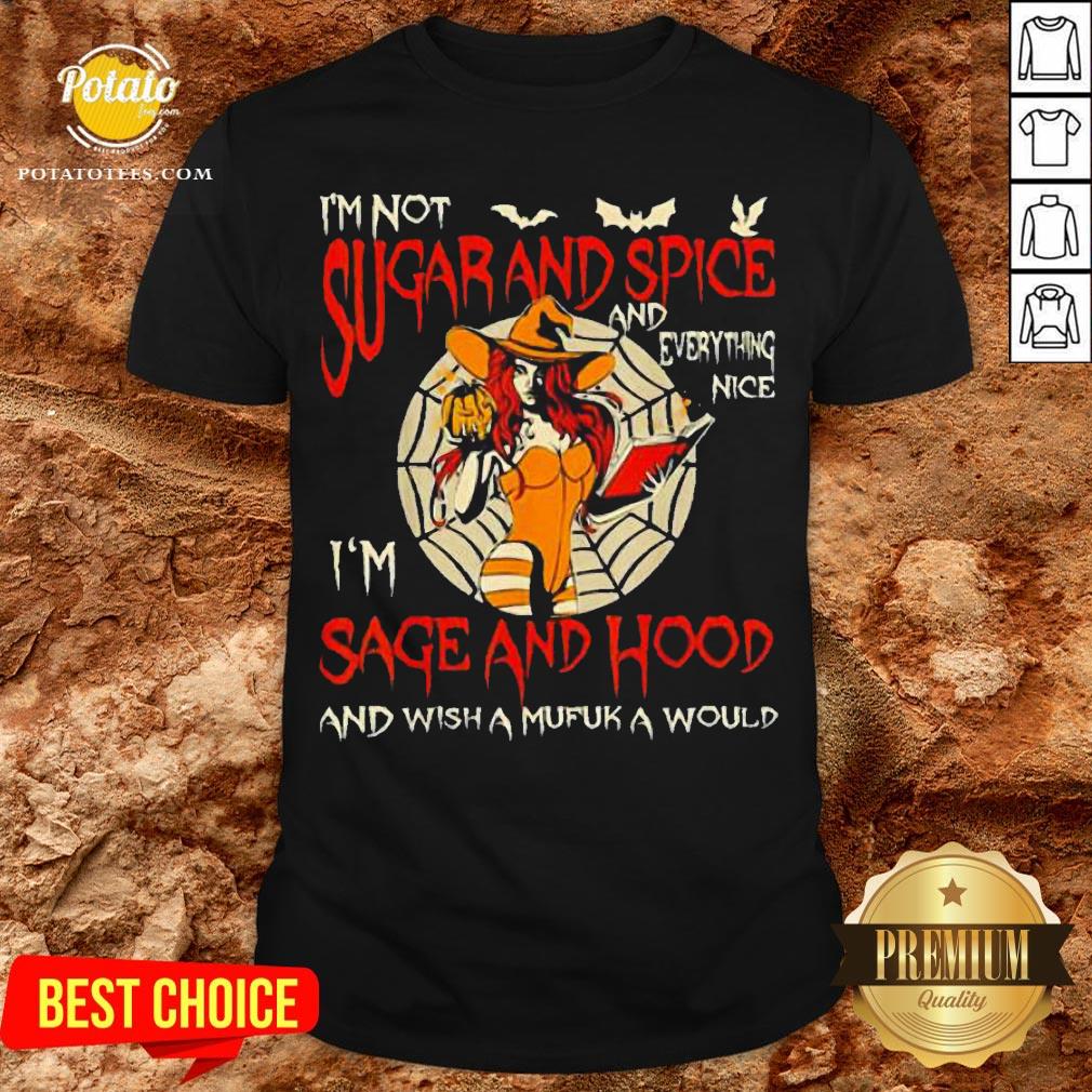 I’m Sugarand Spice And Everything Nice I’m Sage And Hood Shirt