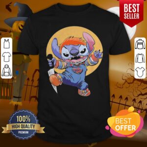 Funny Halloween Stitch Good Guys Chucky Doll Moon Shirt
