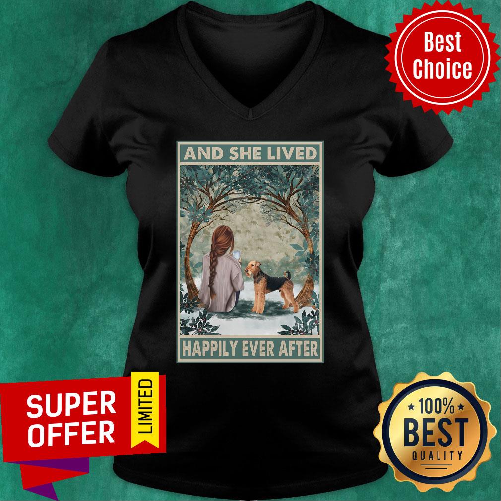 Miniature Schnauzer And She Lived Happily Ever After Shirt - Image 2