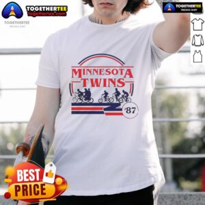 Official Minnesota Twins Stranger Things T-Shirt