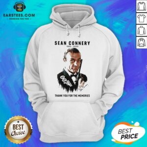 Alternative view of Official Sean Connery 1930 2020 Thank You For The Memories Signature Shirt