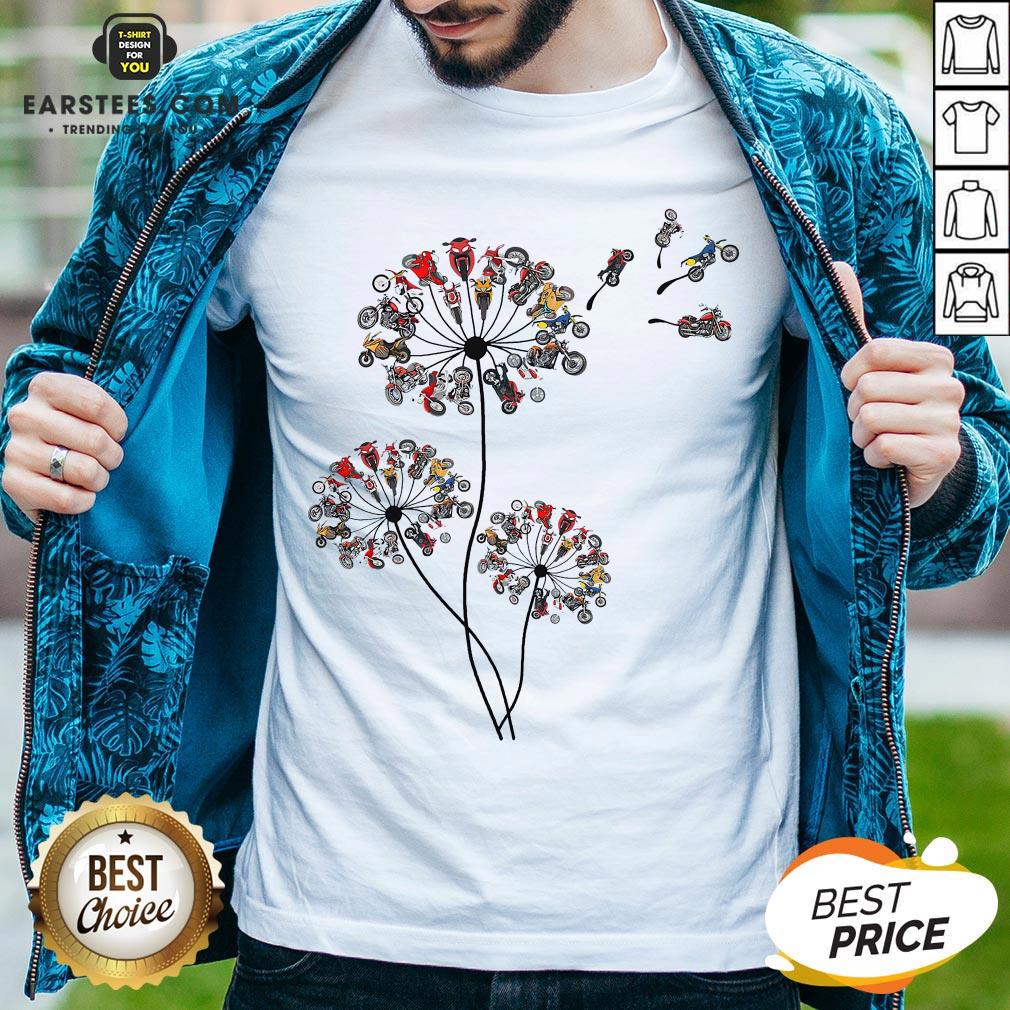 Original Motorcycle Lover Dandelion Shirt