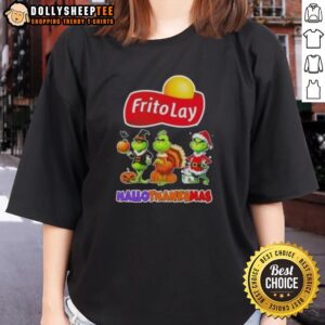 Alternative view of Good Frito Lay X Grinch Cosplay Happy HalloThanksMas T-Shirt