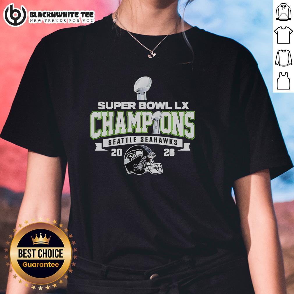 Good Seattle Seahawks Super Bowl Champions Football 2026 T-Shirt - Image 3