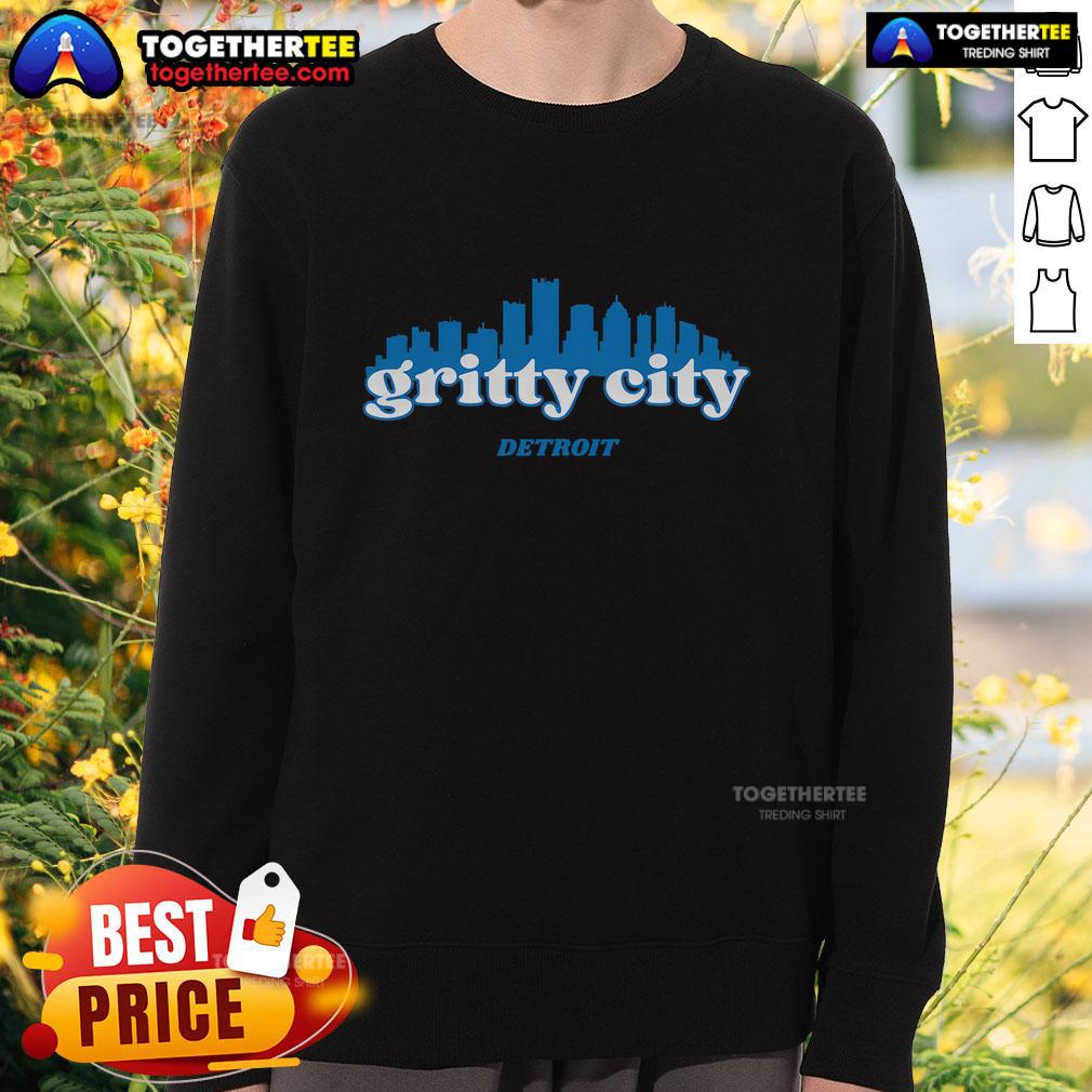 Pretty Gritty City Detroit Michigan T-Shirt - Image 5