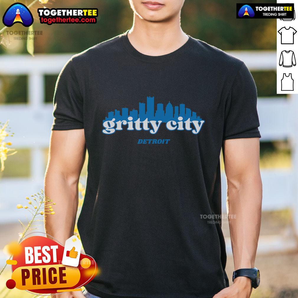 Pretty Gritty City Detroit Michigan T-Shirt