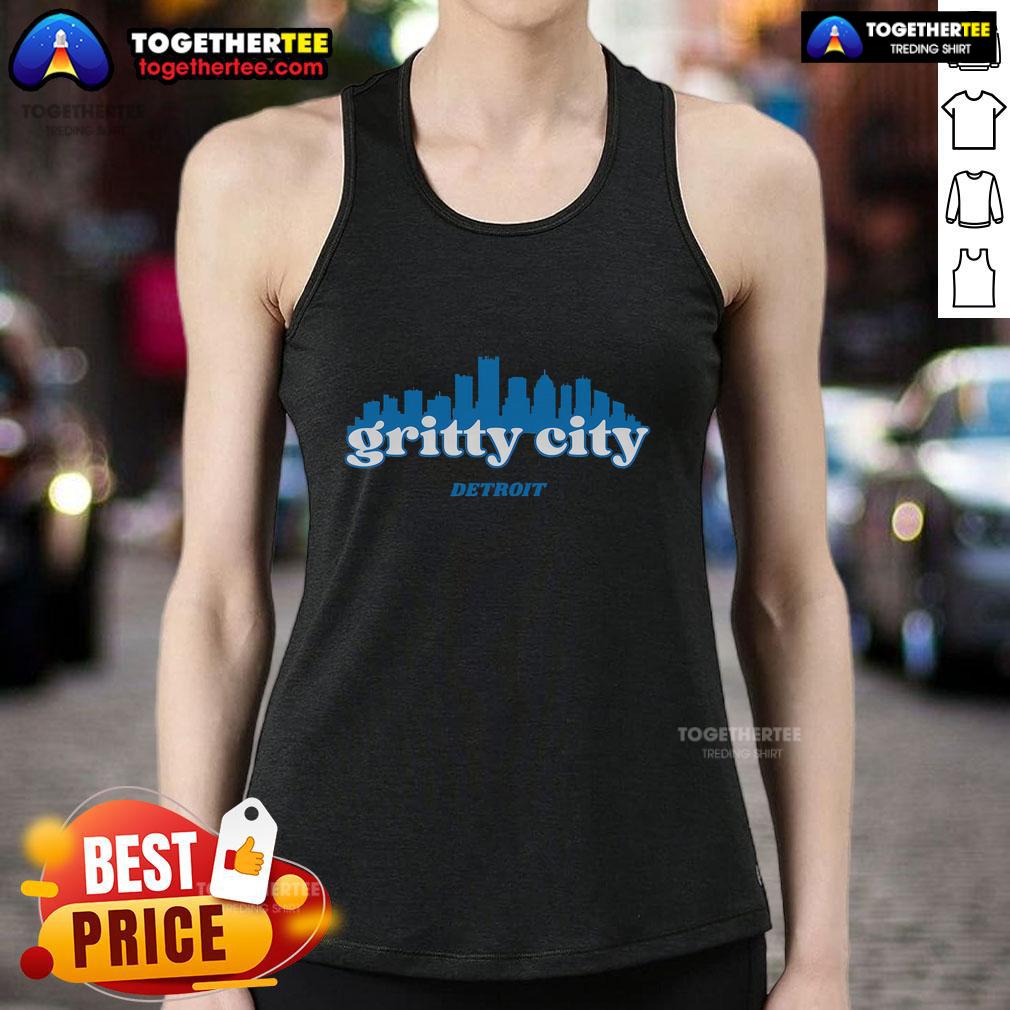 Pretty Gritty City Detroit Michigan T-Shirt - Image 4