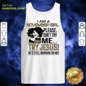 Alternative view of Top November Girl Try Jesus Shirt