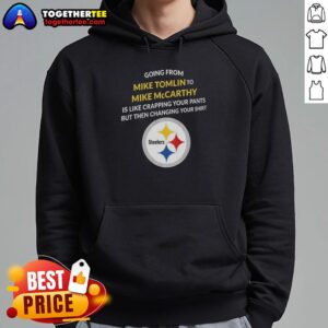 Alternative view of Pretty Pittsburgh Steelers Going From Mike Tomlin To Mike McCarthy T-Shirt