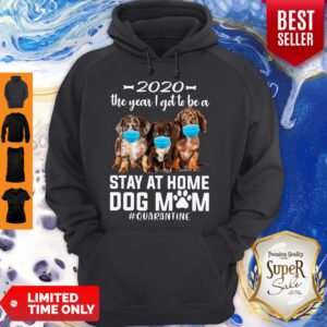 Alternative view of Official 2020 The Year I Got To Be A Stay At Home Dachshund Dog Mom Quarantine Shirt