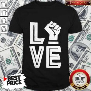 Official Love Strong Hand Shirt