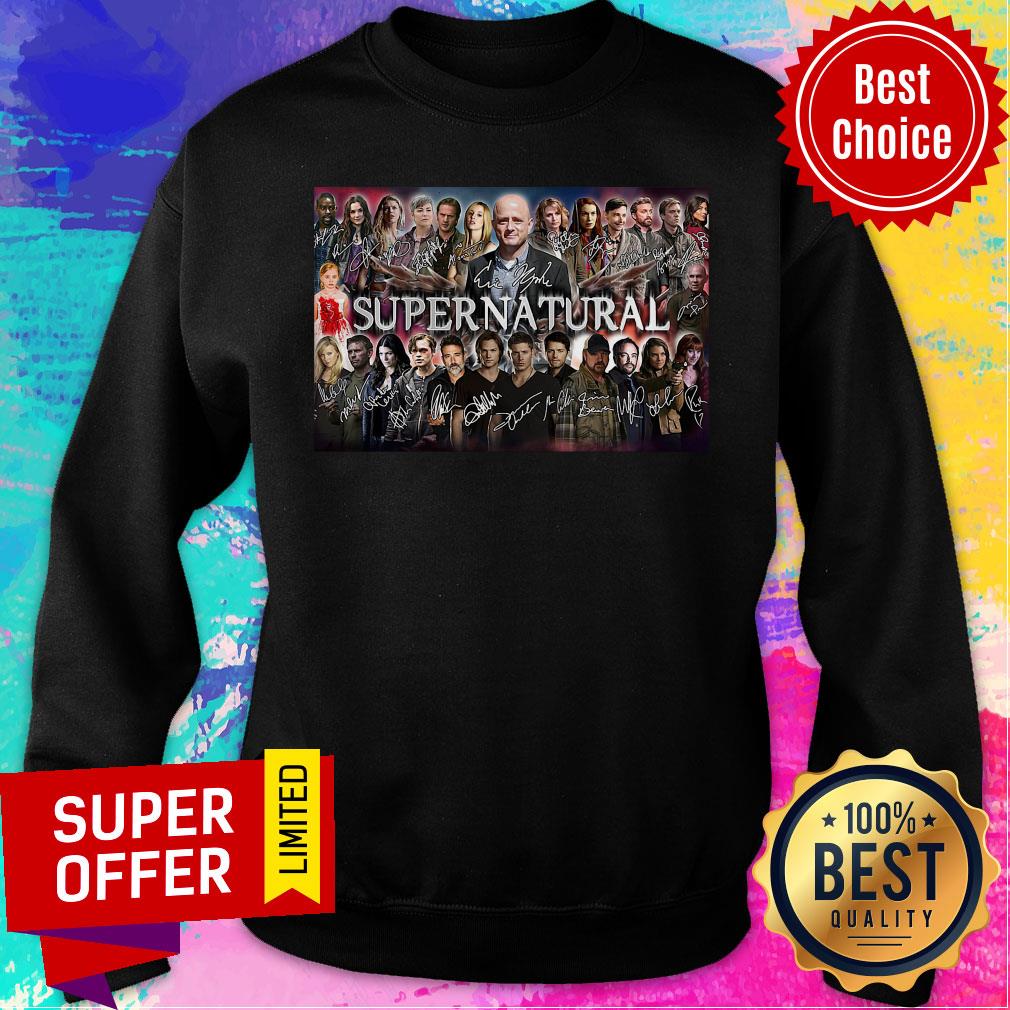 Original Supernatural Signatures Shirt - Image 5