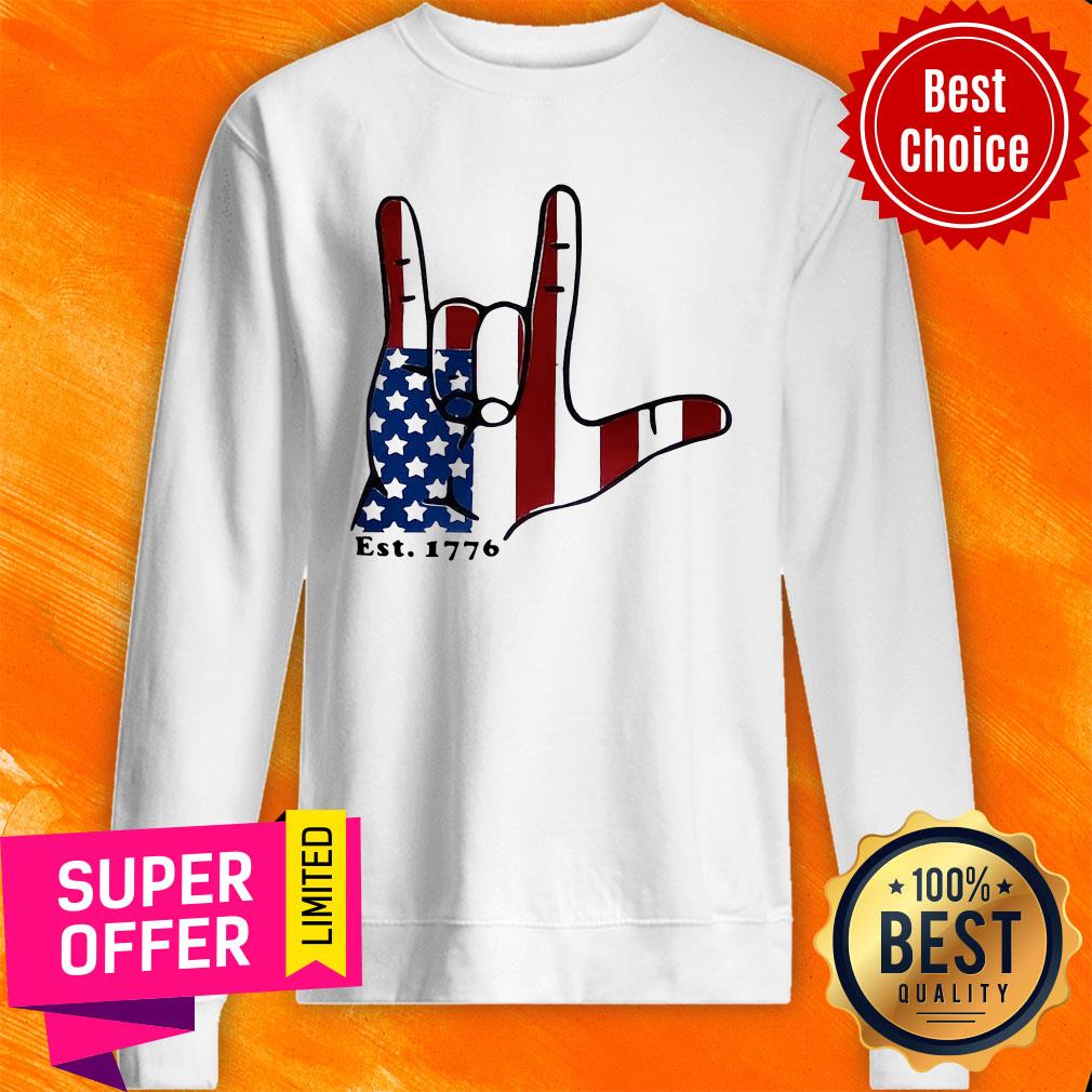Premium Signature Langue Est 1776 American Shirt - Image 2