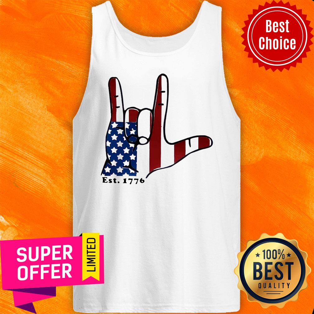 Premium Signature Langue Est 1776 American Shirt - Image 4