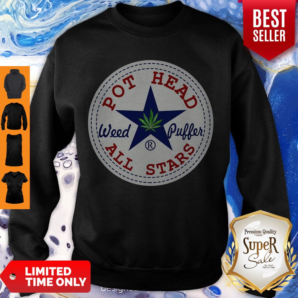 Nice Pot head All Stars Weed Puffer Shirt - Image 3