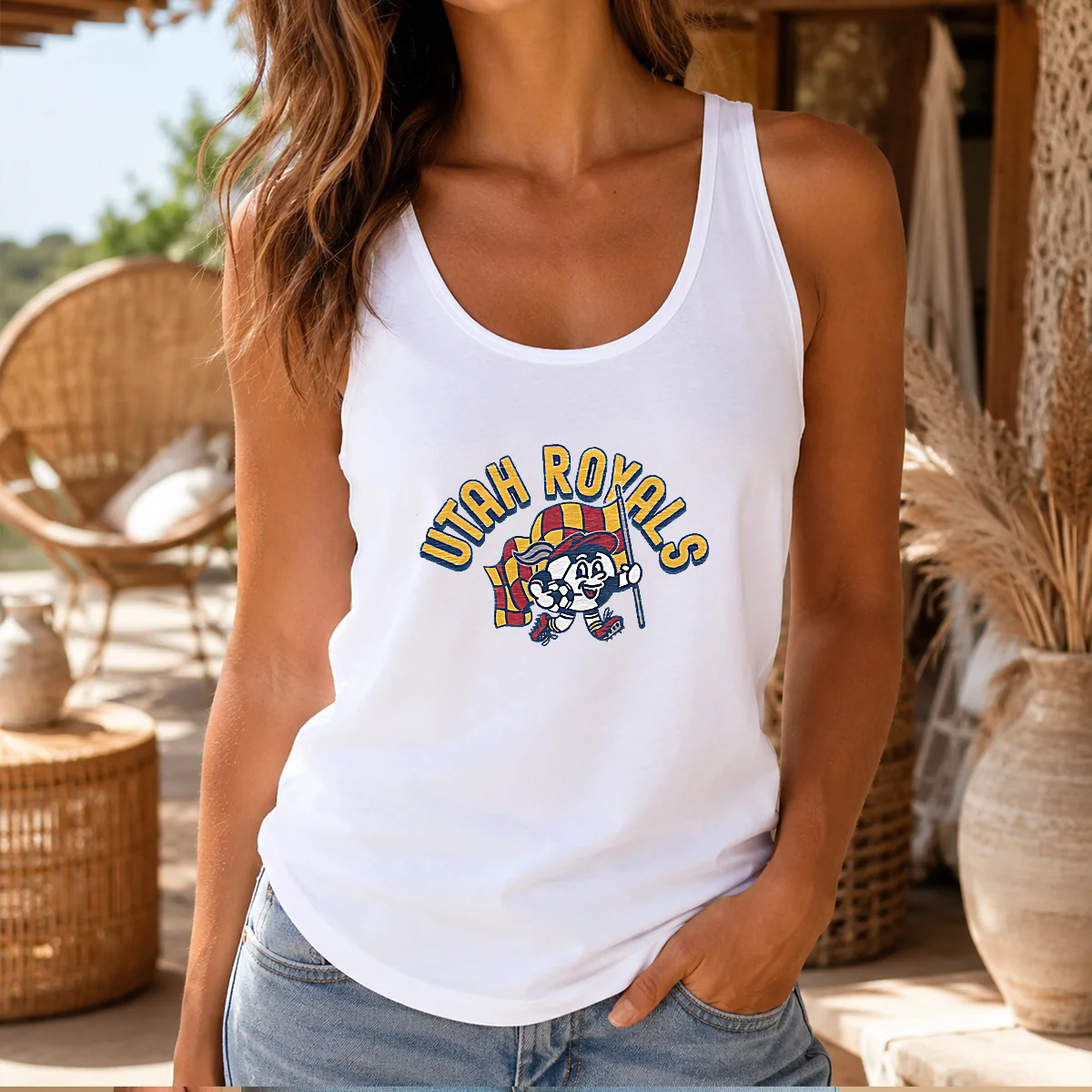 Premium Kid'S Utah Royals Soccer Player Grey Shirt - Image 3