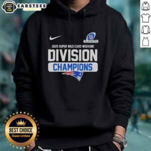 Alternative view of Good New England Patriots 2025 Super Wild Card Weekend Division Champions Nfl T-Shirt