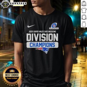 Good New England Patriots 2025 Super Wild Card Weekend Division Champions Nfl T-Shirt