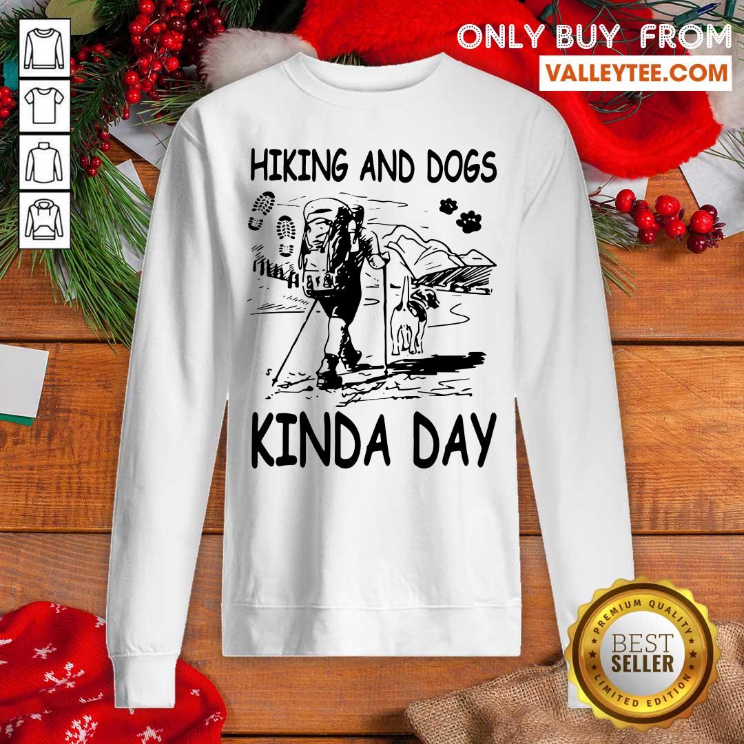 Fantastic Hiking And Dogs Kinda Day Mountain Shirt - Image 5