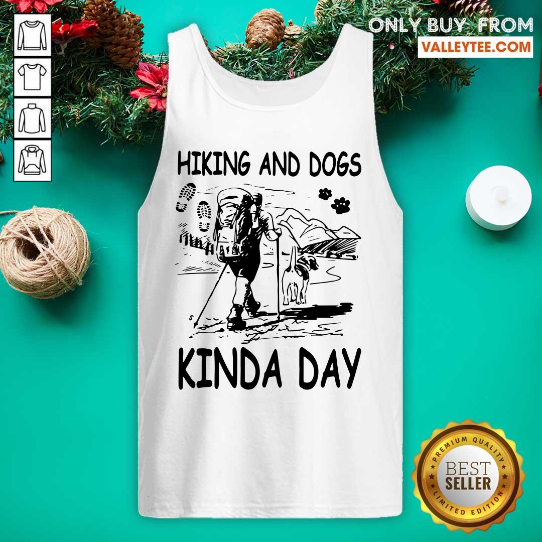 Fantastic Hiking And Dogs Kinda Day Mountain Shirt - Image 4