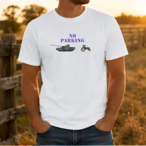 Top No Parking For Russian Tanks Meme Shirt