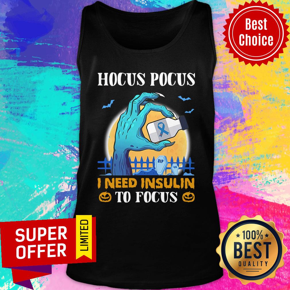 Hocus Pocus I Need Insulin To Focus Shirt - Image 4