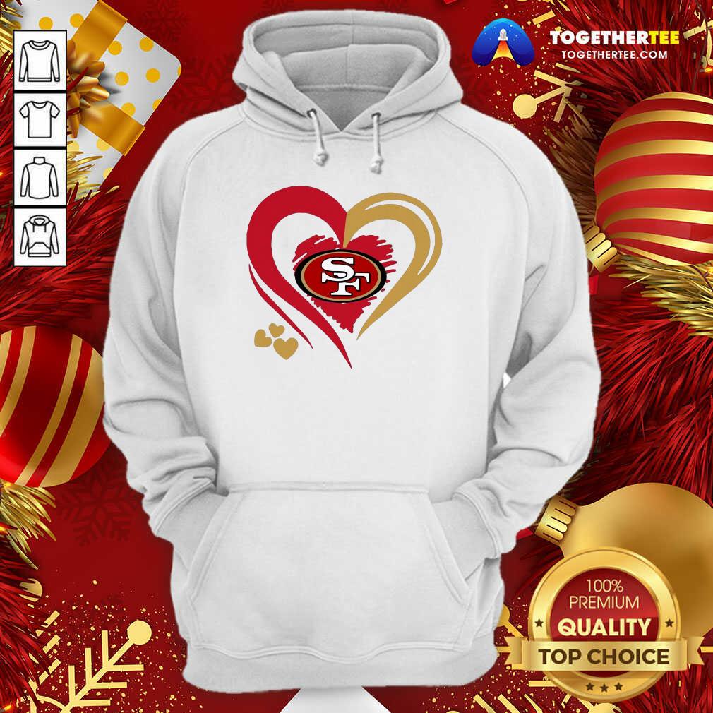 Official Love San Francisco 49ers Valentines Day Shirt - Image 5