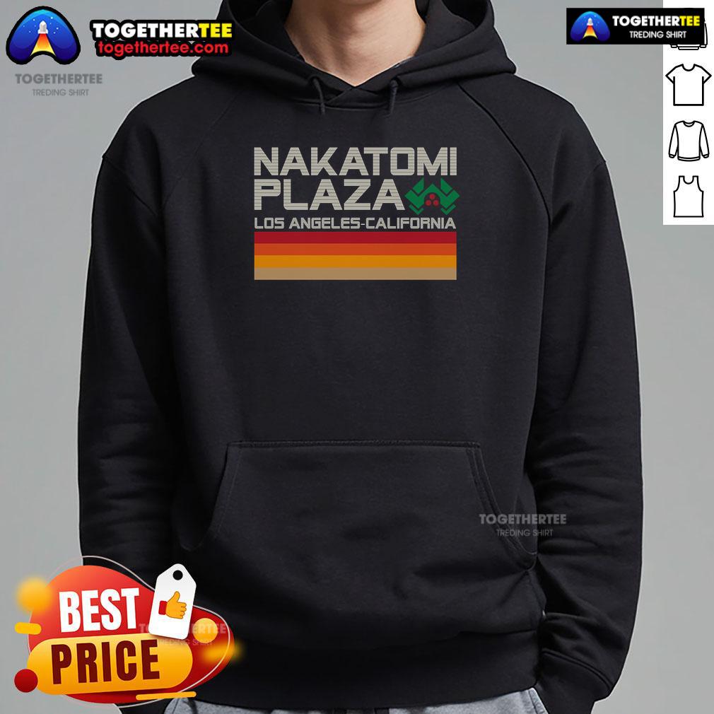 Top Nakatomi Plaza Los Angeles-California Retro T-Shirt - Image 2