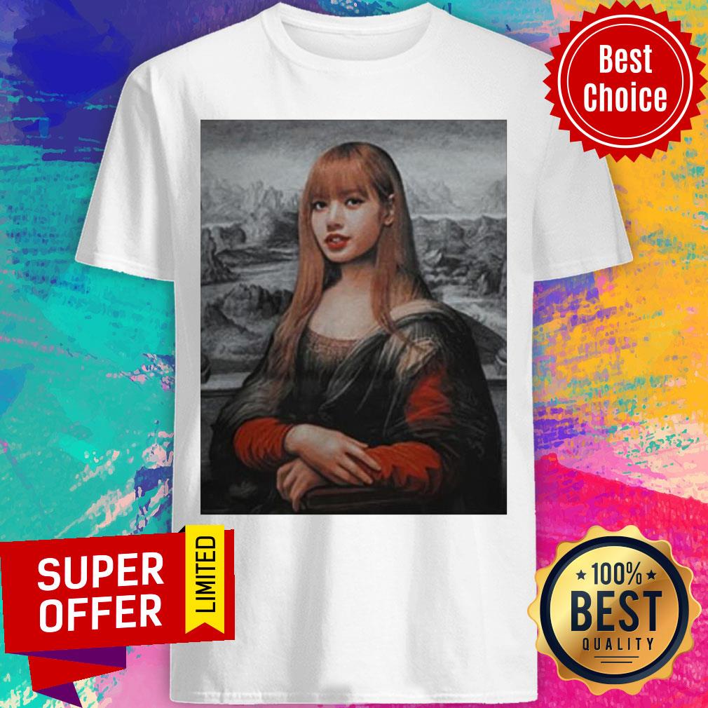 Premium Lisa Blackpink Monalisa Parody Shirt