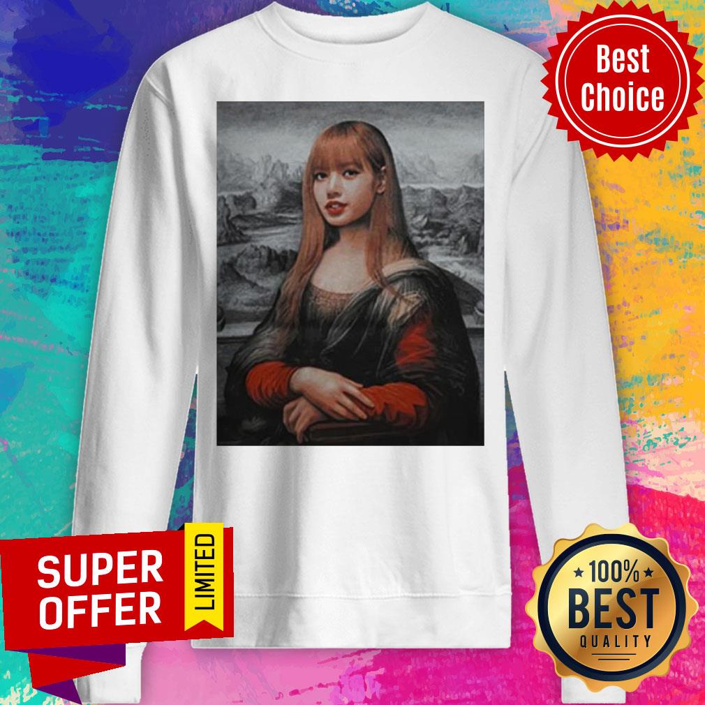Premium Lisa Blackpink Monalisa Parody Shirt - Image 5