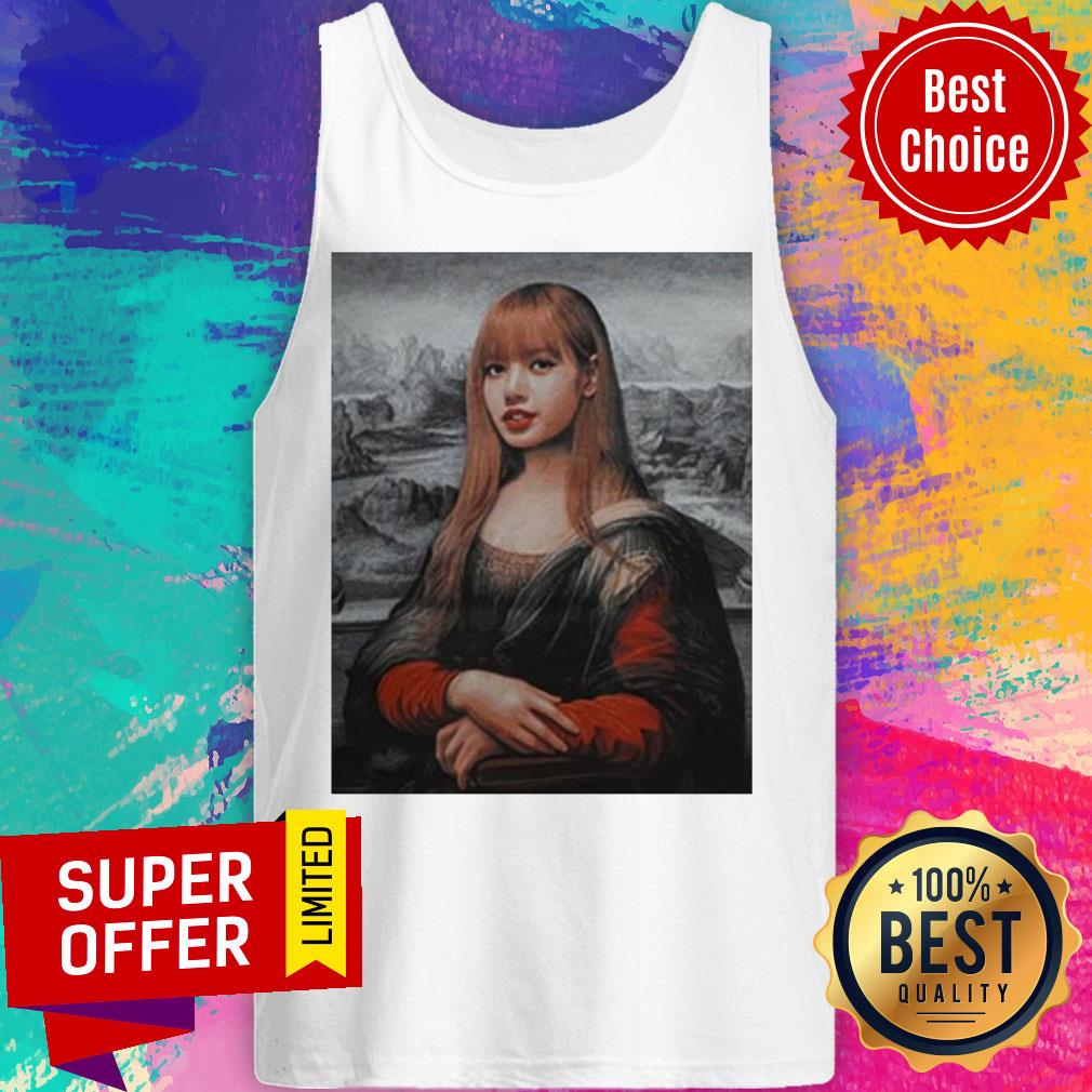 Premium Lisa Blackpink Monalisa Parody Shirt - Image 4