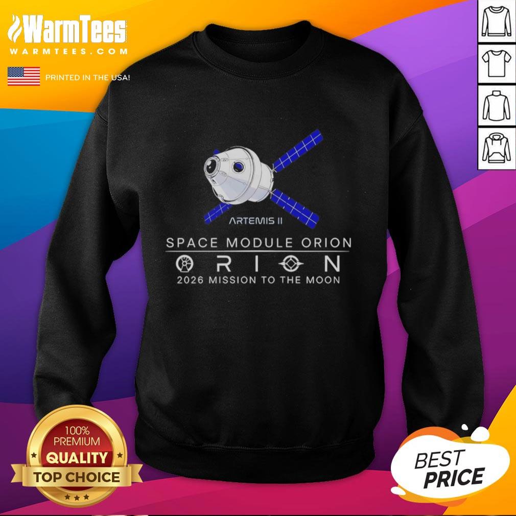 Awesome Artemis II Space Module Orion 2026 Mission To The Moon T-Shirt - Image 5