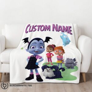 Alternative view of Official Top Cute Vampirina & Friends Blanket Fleece Customized Blanket
