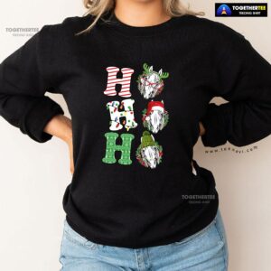 Alternative view of Ho Ho Ho Horse Lover Christmas Sweatshirt