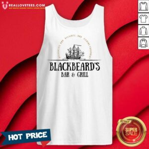 Alternative view of Delicacies And Delights And Fishing Equipment Blackbeard's Bar And Girl Shirt