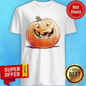 Halloween Grateful Pumpkin Spice Kitty Cat Shirt