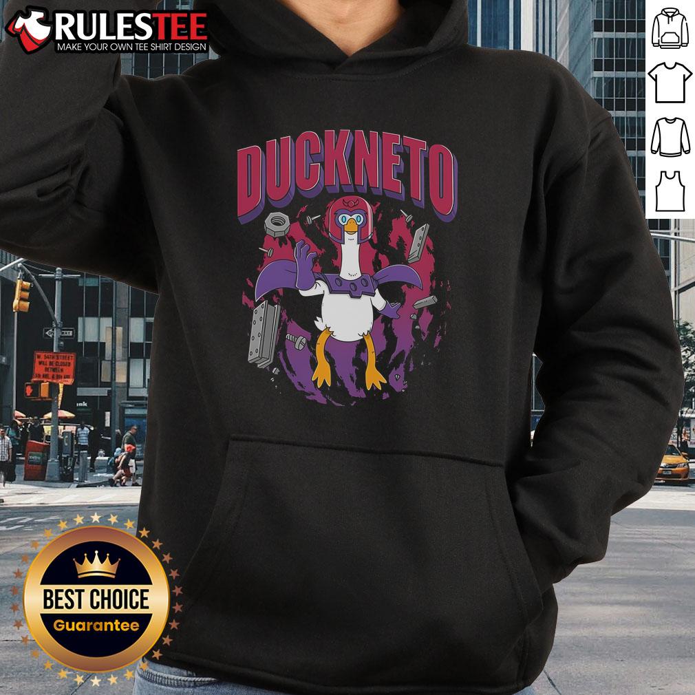 Funny Duckneto Marvel Magneto Duck T-Shirt - Image 2