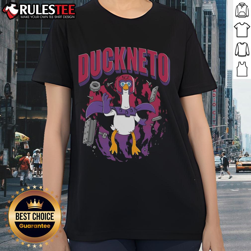 Funny Duckneto Marvel Magneto Duck T-Shirt - Image 3