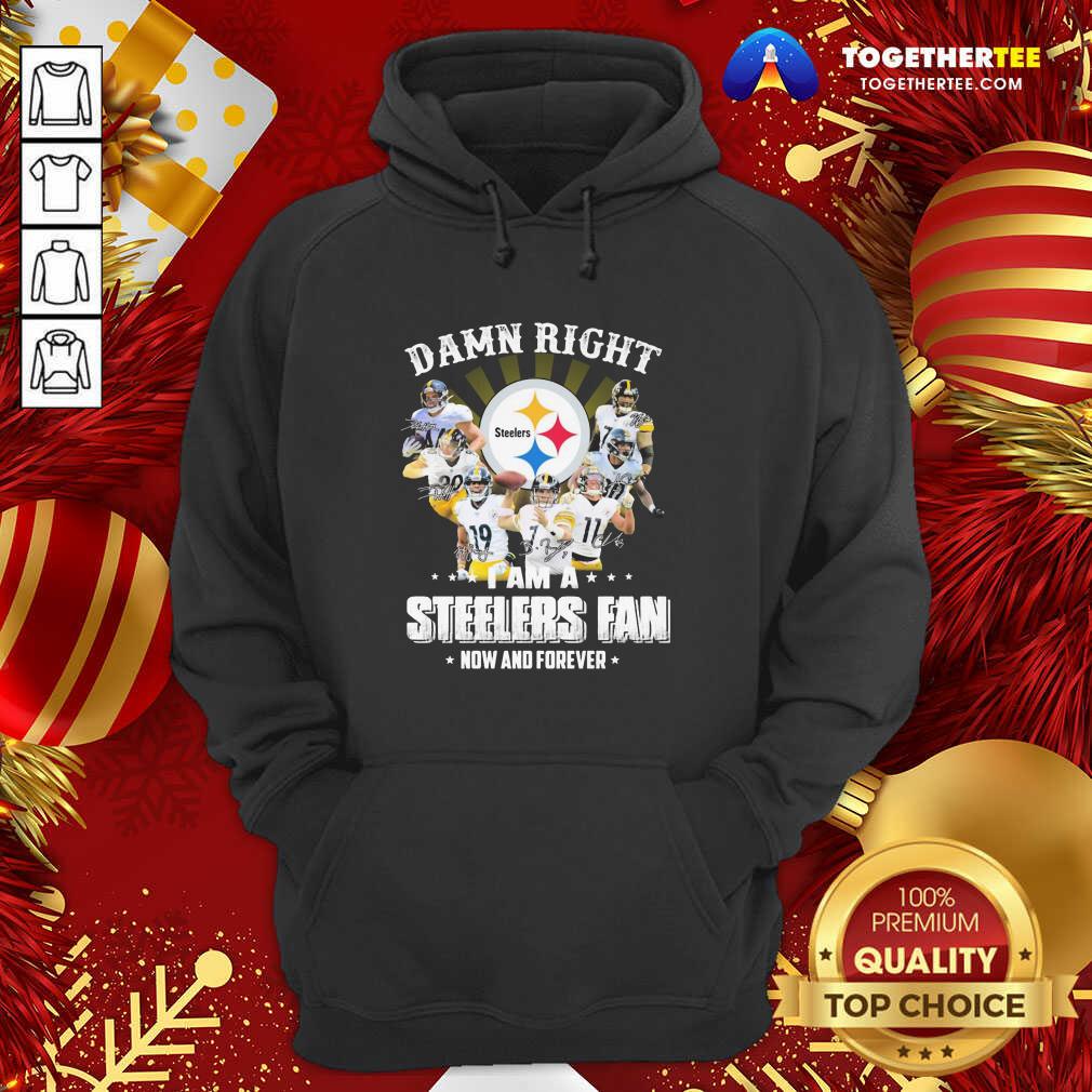 Hot So Damn Right I Am A Pittsburgh Steelers Fan Now And Forever Signature Shirt - Image 5
