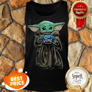 Alternative view of Nice Baby Yoda Hug Ford Motor Company Star Wars Shirt