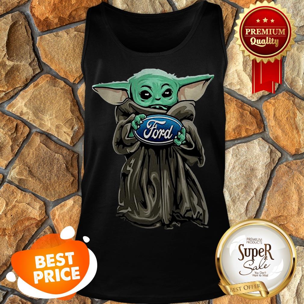 Nice Baby Yoda Hug Ford Motor Company Star Wars Shirt - Image 2