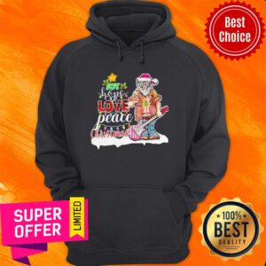 Alternative view of Premium Santa Joy Hope Love Peace Christmas Shirt