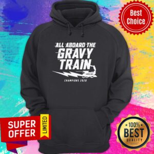 Alternative view of Top All Aboard The Gravy Train Tampa Bay Champions 2020 Shirt