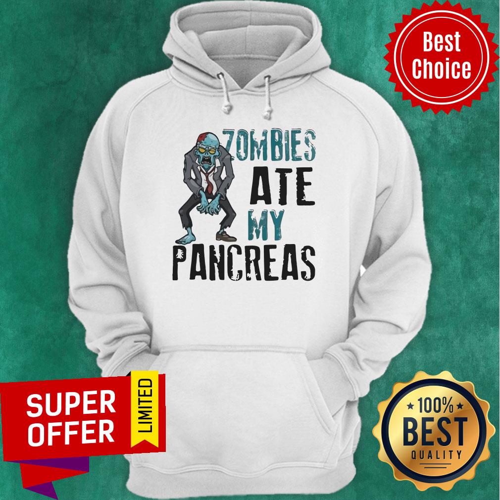 Premium Zombies Ate My Pancreas Shirt - Image 3