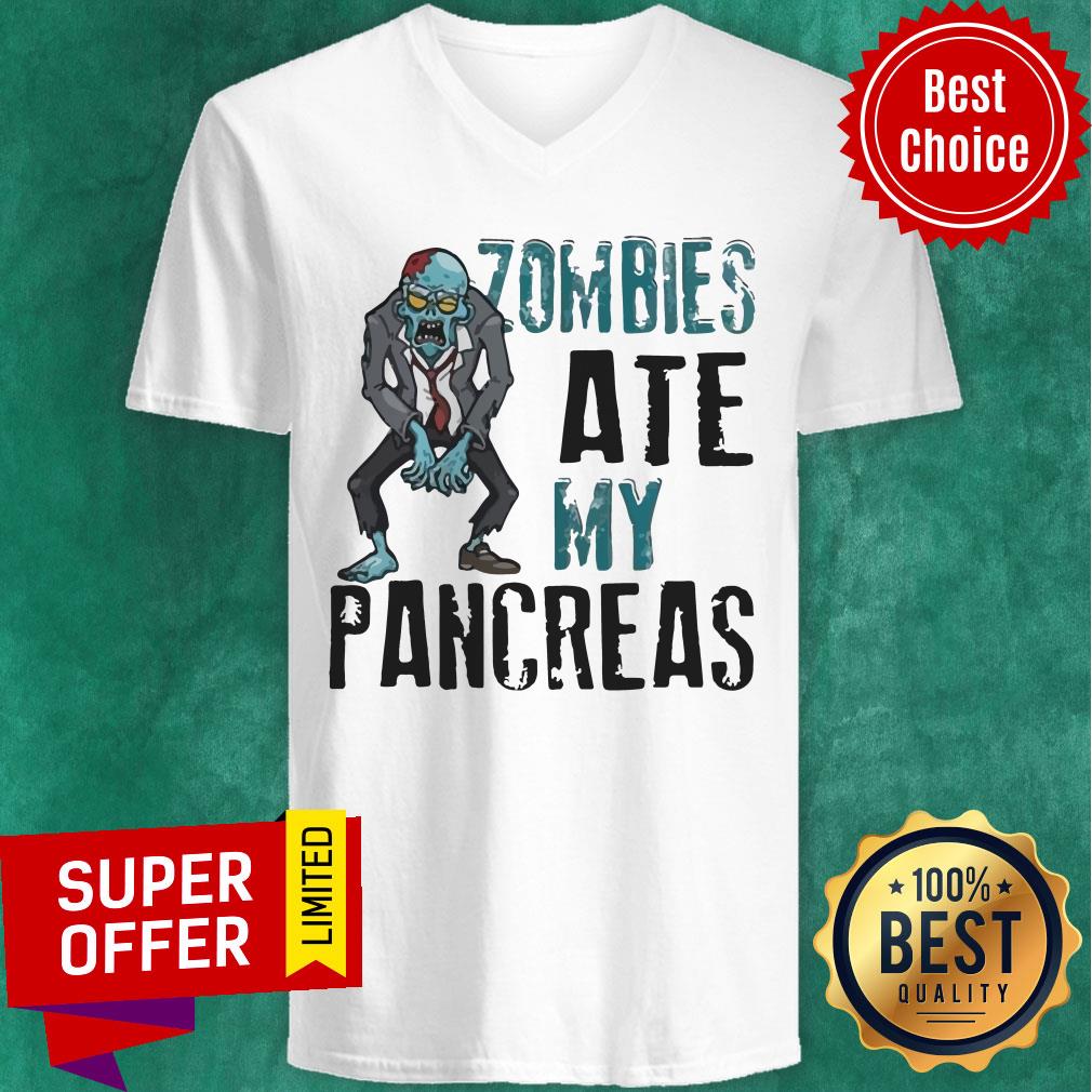 Premium Zombies Ate My Pancreas Shirt - Image 4
