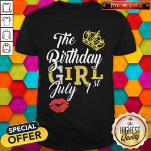 Queen Lip The Birthday Girl July 1st Diamond Shirt