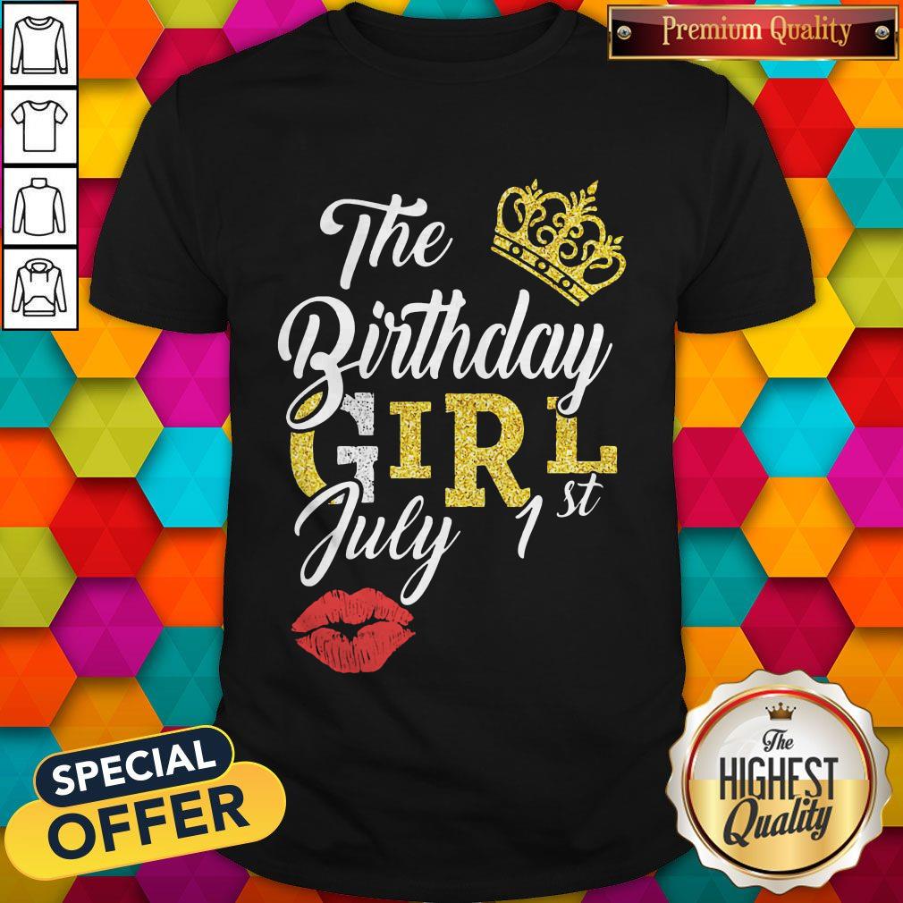 Queen Lip The Birthday Girl July 1st Diamond Shirt
